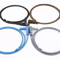 4mm Right Angled Banana Plug Lead Set